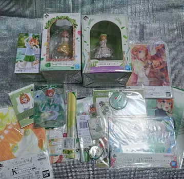 5등분의 신부 제일복권 아크릴 스탠드 피규어 네잎 세트