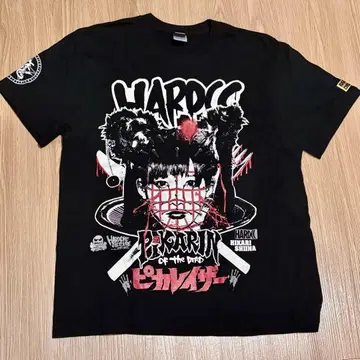 시이나 히카리 HARDCC 블랙 티셔츠