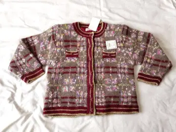 모헤어 혼방 가디건 Cber Client M 80's 90's 미사용