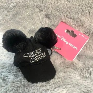 디즈니 리조트 폼폼 캡 키체인 미키