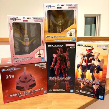 건담 지 액스 SEED 피규어 즈고크 룸 라이트 5체 모음 세트!!