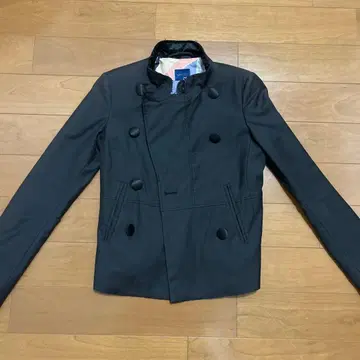 00s y2k GAS 블랙 더블 브레스트 자켓