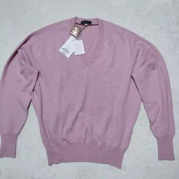 미사용 새상품! HONMA 혼마골프 히로혼마 캐시미어 스웨터 핑크 L