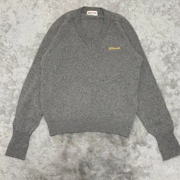 SPALDING 스펄딩 V넥 니트 그레이 M BY02