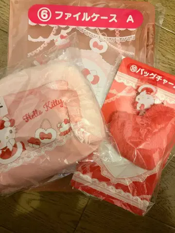 헬로키티 파일 케이스 & 백참 & 파우치