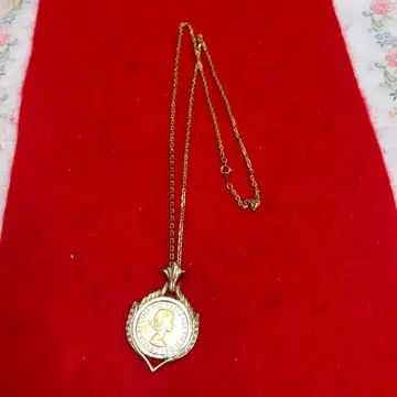 빈티지 코인 펜던트 목걸이 1967년