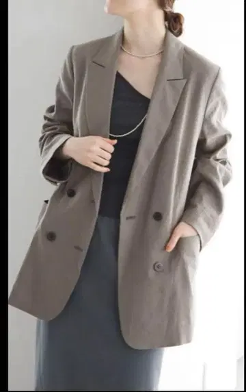 IENA 그레이지 린넨 자켓