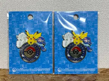 포켓몬 센터 삿포로 한정판 로고 핀즈 홋카이도 2세트