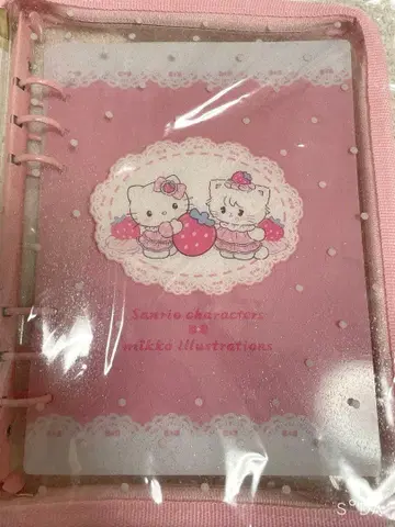 mikko 산리오 캐릭터즈 popup 멀티 바인더 키티 무스