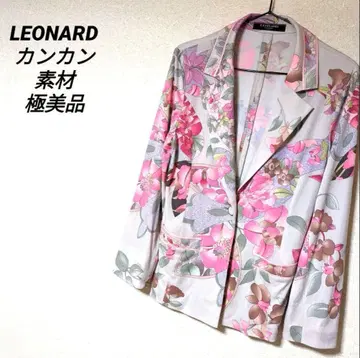 레오나르 자켓 칸칸 소재 LEONARD 칸칸 원단 새상품급