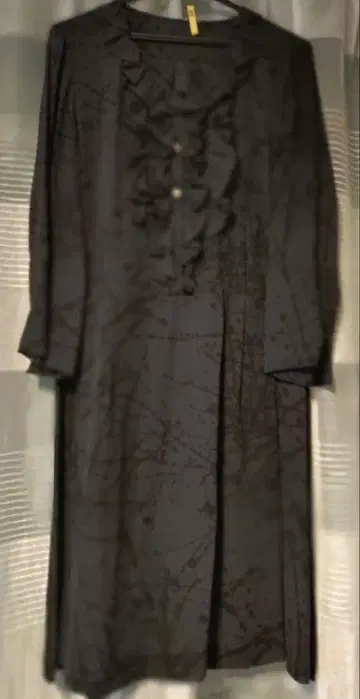 ANGLOBAL 프릴 긴팔 코트와 슬립 드레스 세트