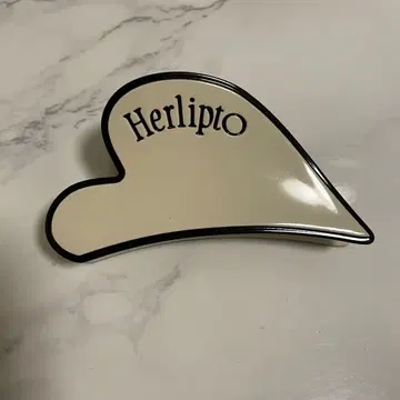 Herlipto 바이컬러 하트 헤어 클립