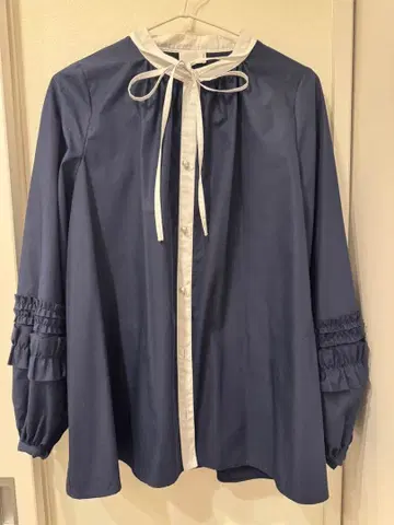 sono 리본 펄 블라우스