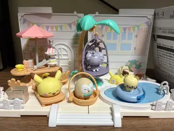 포켓피스 하우스 렛츠 파티 가든 피카츄 모쿠로 니아스퍼