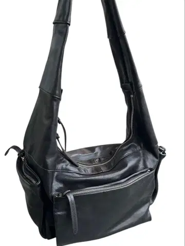 wide strap leather shoulder bag