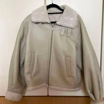 SLY 가죽 플라이트 자켓 무스탕 자켓 사이즈 2