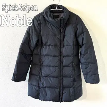 스픽 앤 스팬 노블 다운 자켓 코트 하이넥 블랙