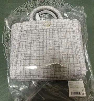 팔레트 릴리 트위드 숄더백 화이트 그레이 이타백 후쿠야