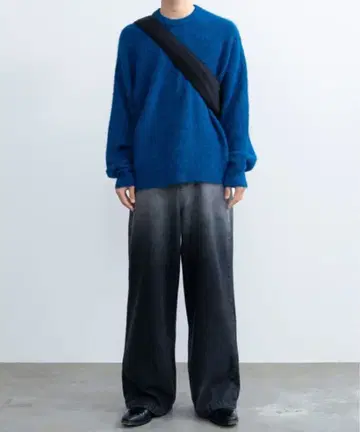 SINSS 베이직 샤기 니트