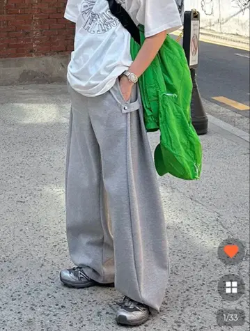 LUIJOIE 2way 스웨트 팬츠