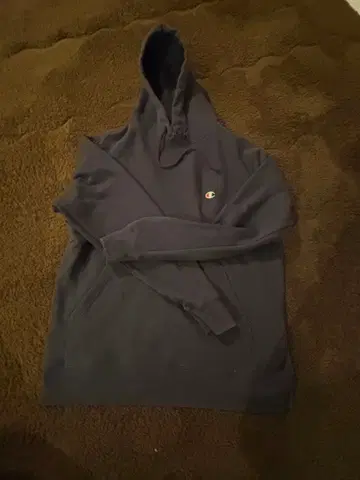 [ 빈티지 ] Champion 그레이 후드티 XL