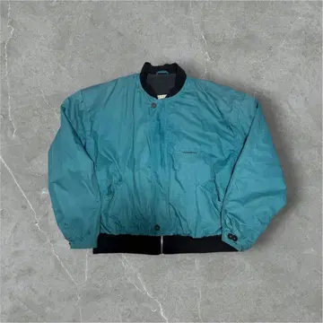 터콰이즈 나일론 블루종