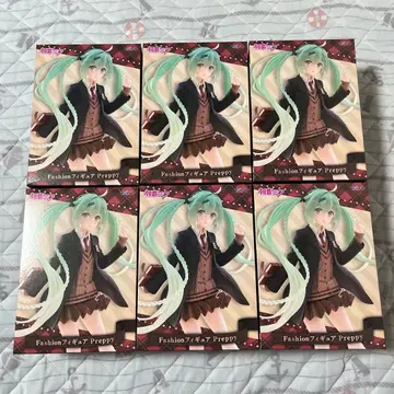 하츠네 미쿠 Fashion 피규어 Preppy 6체 세트