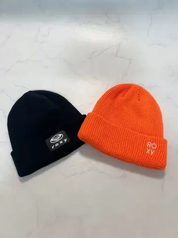 ROXY 리브 니트 모자 2세트