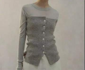 OHOTORO mixed tube knit mocha 오오토로