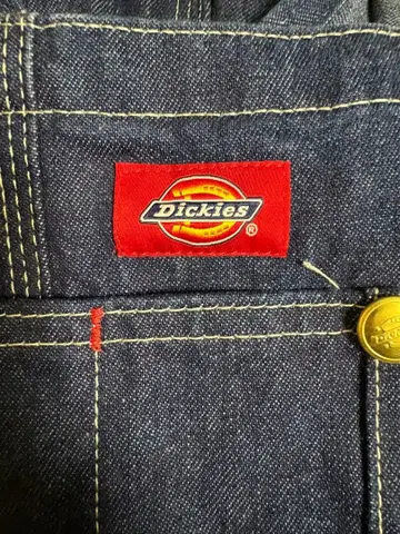 Dickies 다크 데님 오버롤