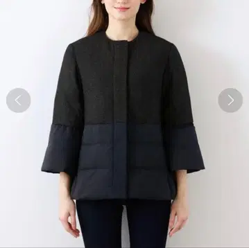 레어 새상품급 AMACA 아마카 소프트 스트레치 트윌 다운 블루종