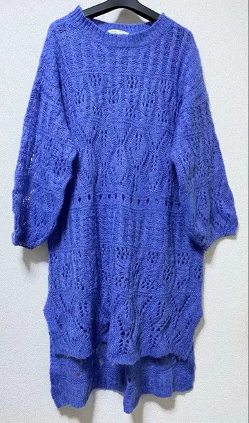 COQULE 니트 원피스 BLUE