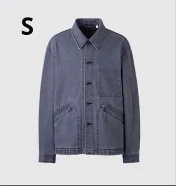UNIQLO U 오버 사이즈 컬러 데님 자켓 S 사이즈