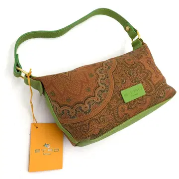 [ 새상품 ] ETRO 에트로 페이즐리 무늬 미니 백 핸드백 그린