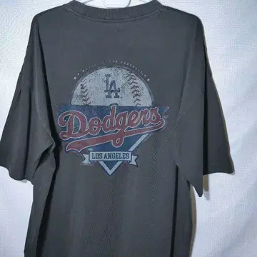 새상품 T셔츠 L 다저스 MLB 메이저리그 피그먼트 자수 희미하게