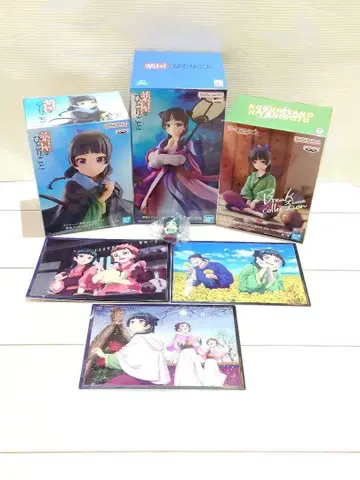 약사의 혼잣말 마오마오 피규어 3개 클리어 포스터 키링 세트 7점