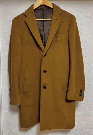 유나이티드 애로우즈 체스터 코트 카멜