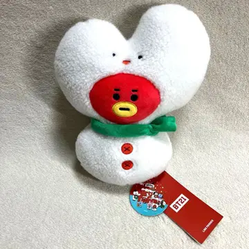[ BT21 ] TATA 타타 윈터 봉제 인형 눈사람 크리스마스
