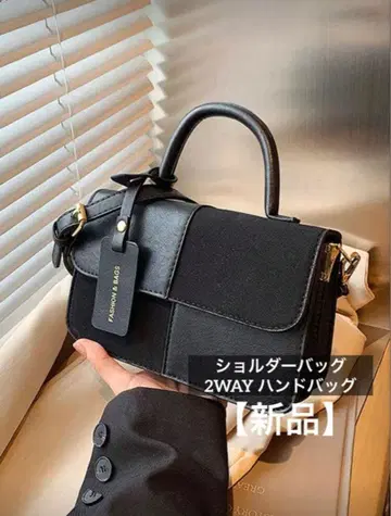 [ 새상품 ] ZARA 장르 숄더백 2WAY 핸드백 블랙