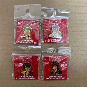 은혼 캐릭터 핀즈 컬렉션 4종 세트 점프샵 한정판