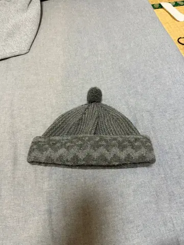 STABRIDGE 그레이 니트 모자 폼폼 포함