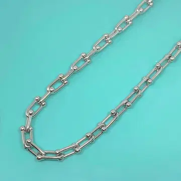 새상품 하드웨어 U 체인 목걸이 스테인리스 316L 닻