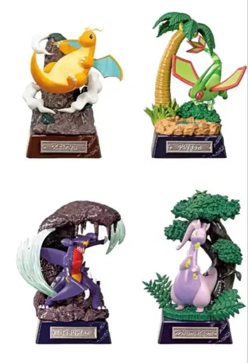 포켓몬 드래곤 타입 피규어 4체 세트