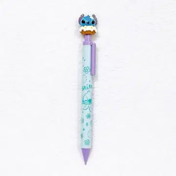 디즈니 스티치 마스코트 샤프 플라워 레어