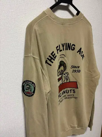 [AVIREX x PEANUTS] 크루넥 맨투맨