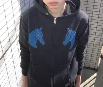 shury Labyrins 라비린스 후드티 네이비