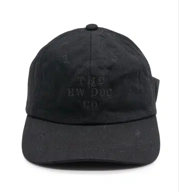 h.w.dog&co 워시드 데님 캡 캡 블랙