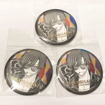 메탈릭 캔뱃지 쿠치모리 3개 세트