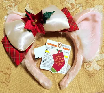 리나벨 크리스마스 머리띠 도쿄디즈니씨 2024 크리스마스 한정판 미사용