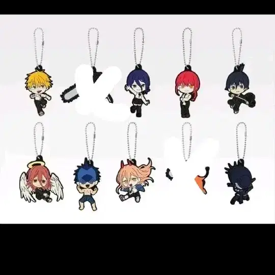Chainsaw Man Ichiban Kuji Rubber Charm 8 types bulk